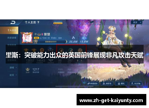 里斯：突破能力出众的英国前锋展现非凡攻击天赋
